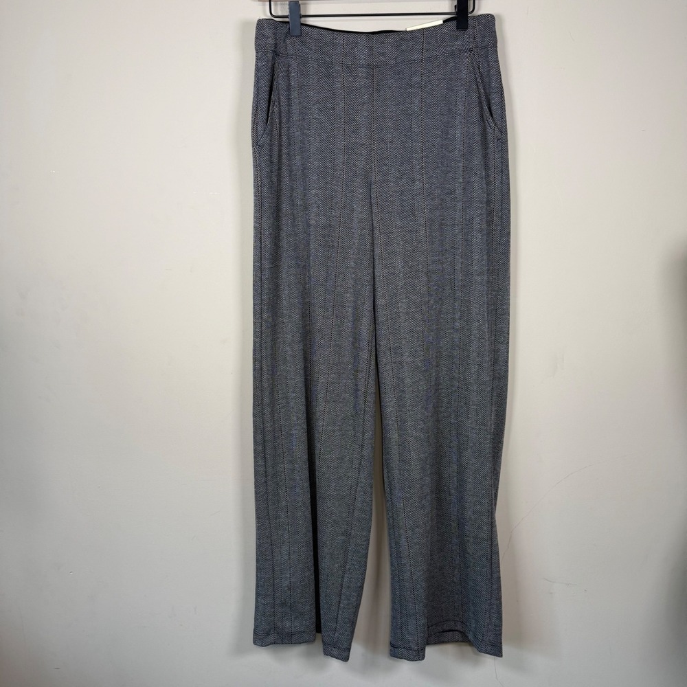 Max Studio London Mid Rise Wide Leg Pants Size Large NWT Office Business Casual